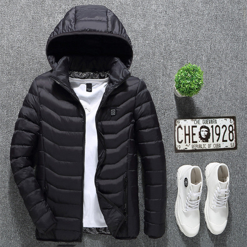 Heated Jacket Coat USB Electric Jacket Cotton Coat Heater Thermal Clothing