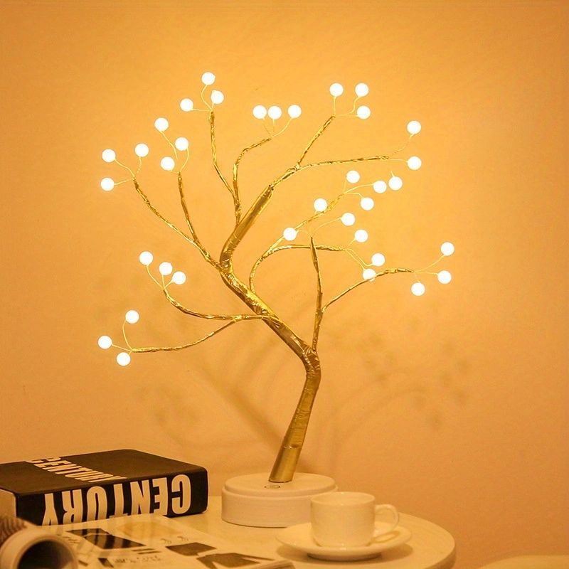 Mini Christmas Tree Copper Wire Light